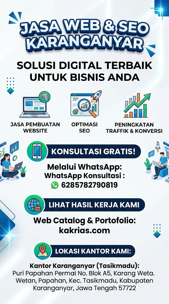 jasa web seo karanganyar
