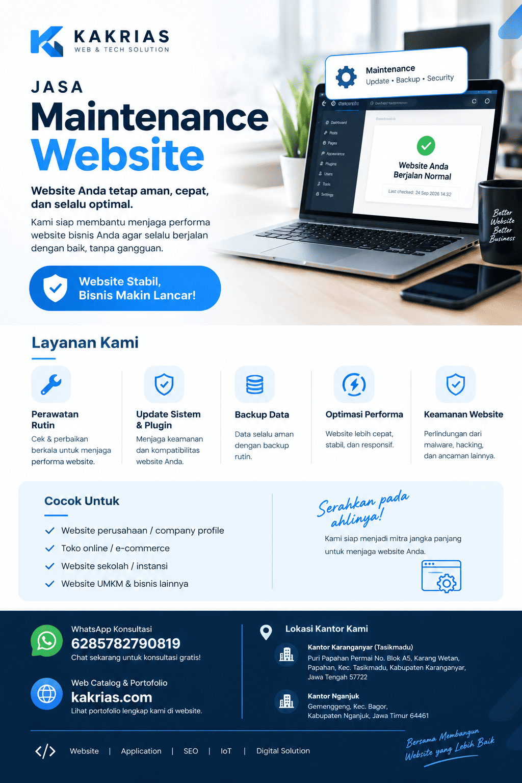 Jasa Maintenance Website Semarang: Pentingnya Perawatan Rutin
