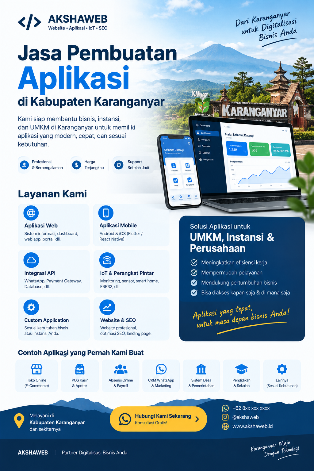 Jasa Pembuatan sistem di Kabupaten Karanganyar