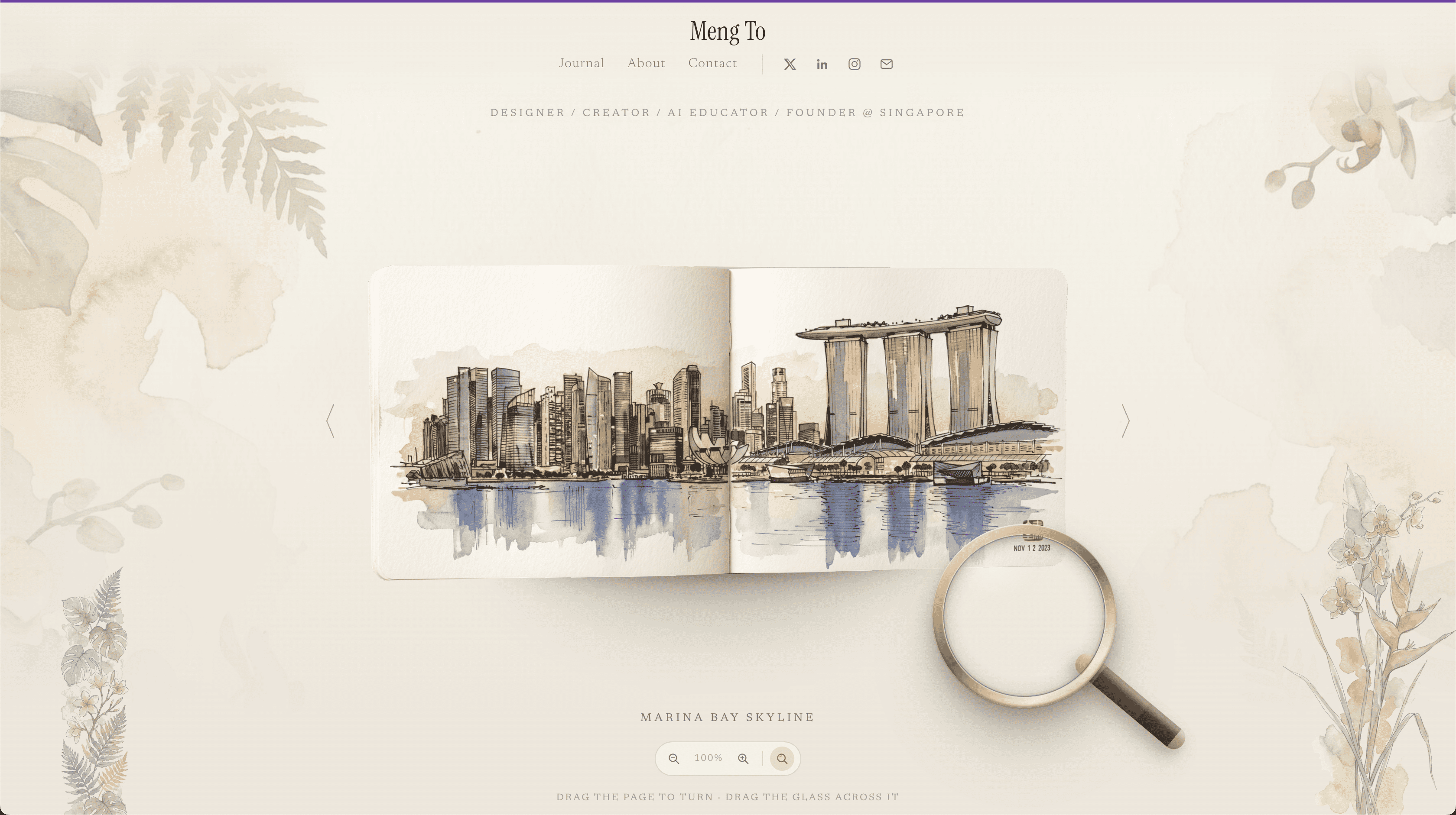Immersive 3D Interactive Template sketchbook