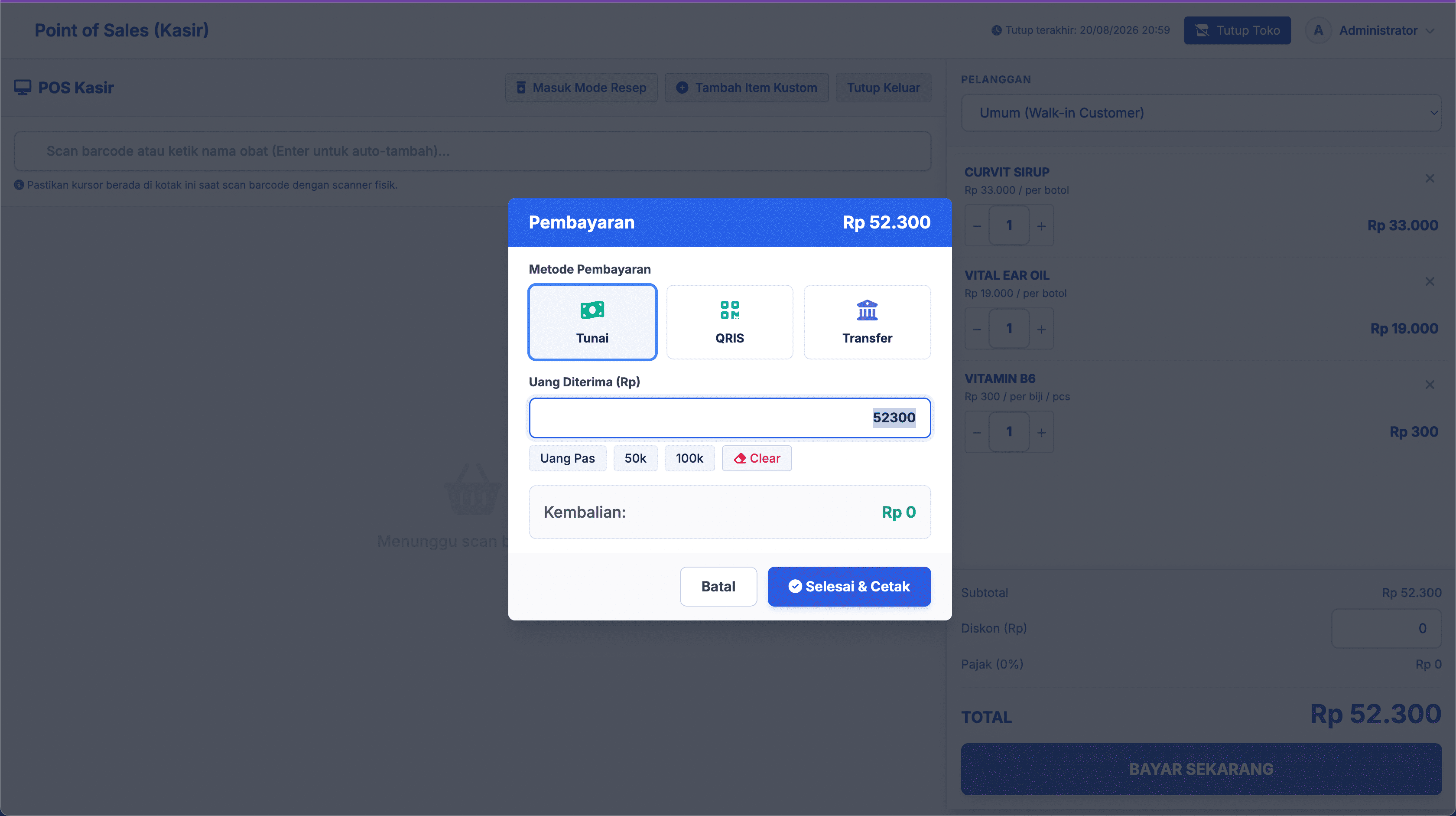 Aplikasi Apotek Custom: Cloud-Based Pharmacy Management & POS System