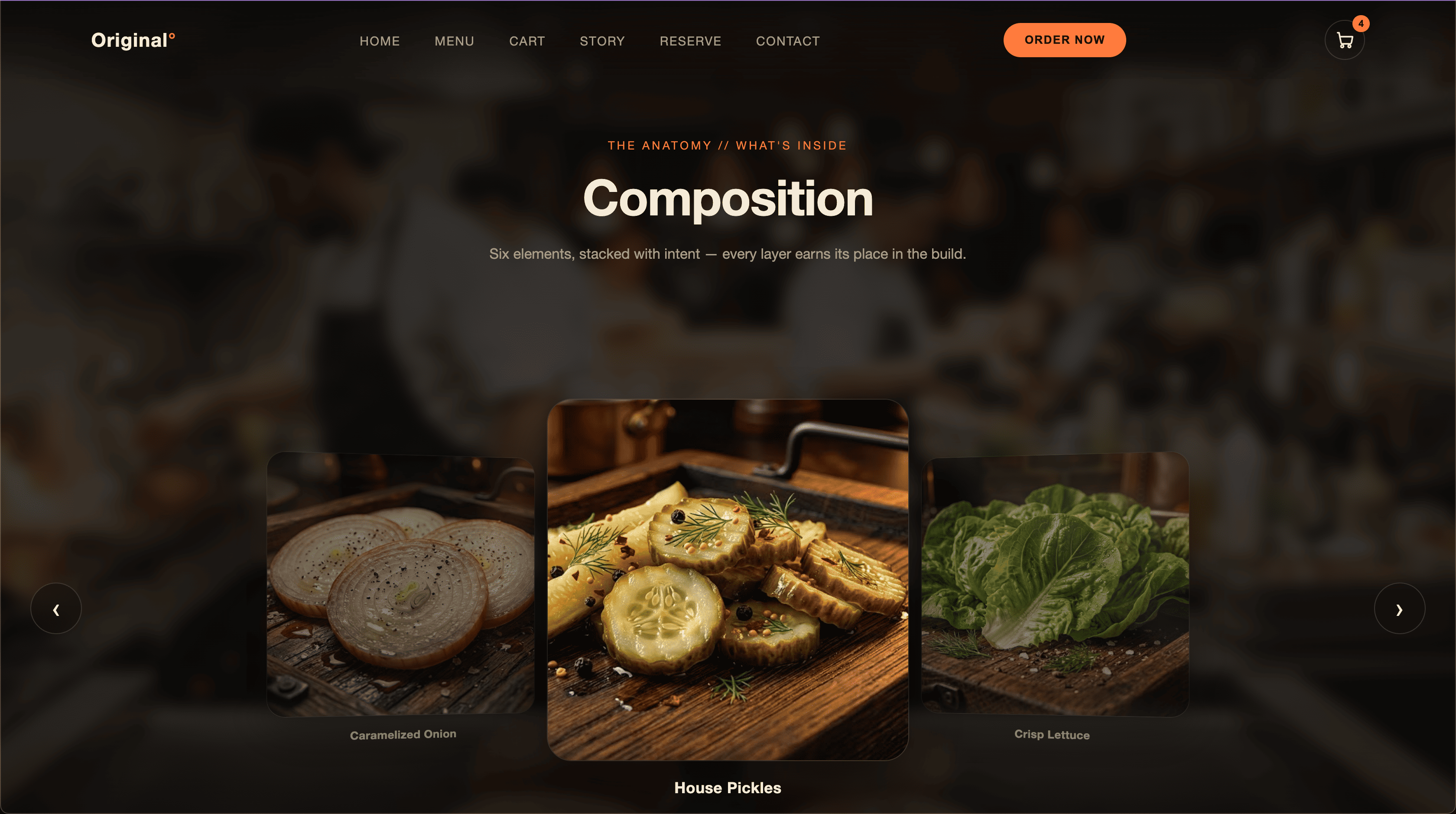 Immersive 3D Interactive Burger Menu, Catalog & SEO-Optimized E-Commerce Template