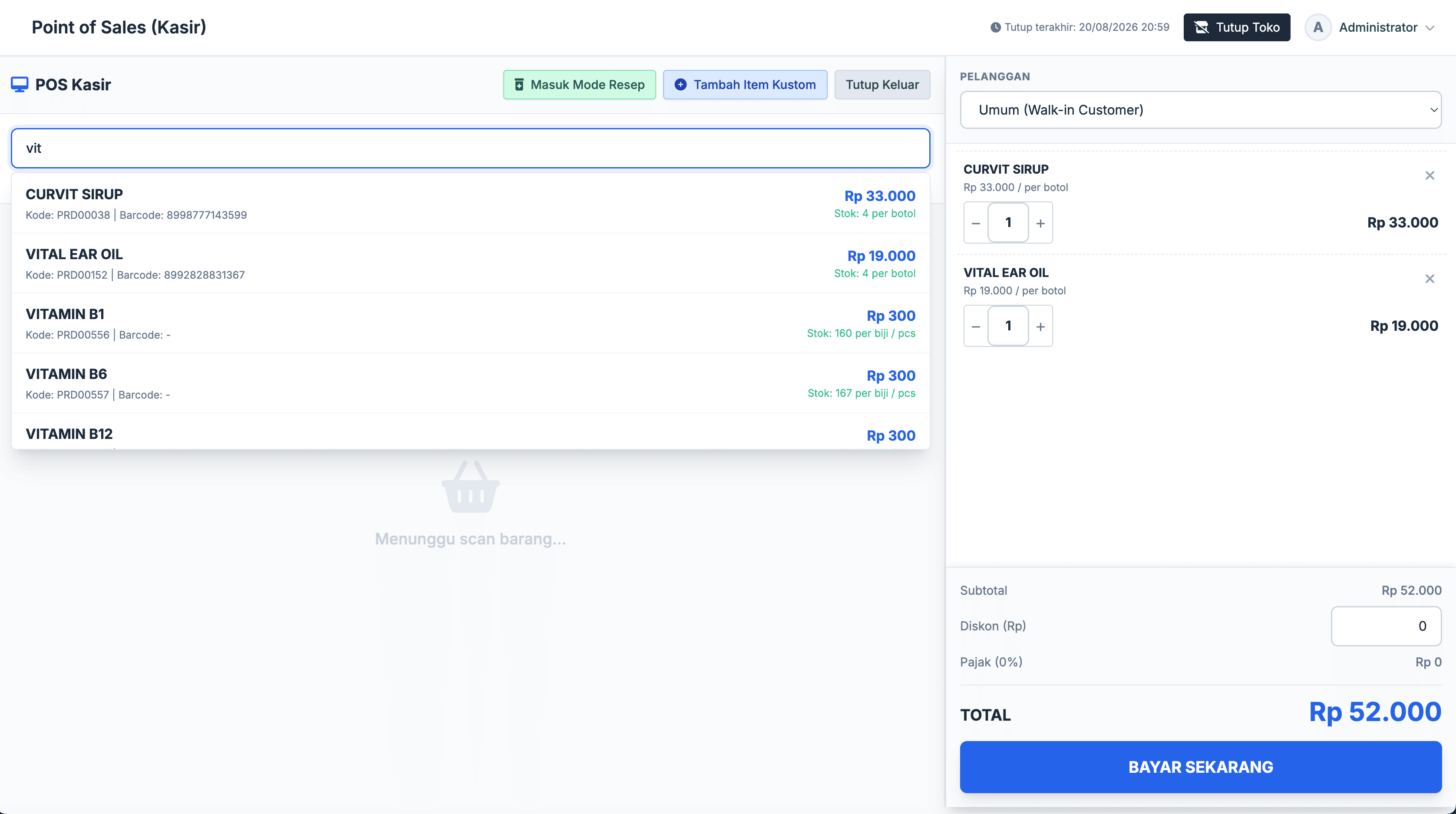 Aplikasi Apotek Custom: Cloud-Based Pharmacy Management & POS System