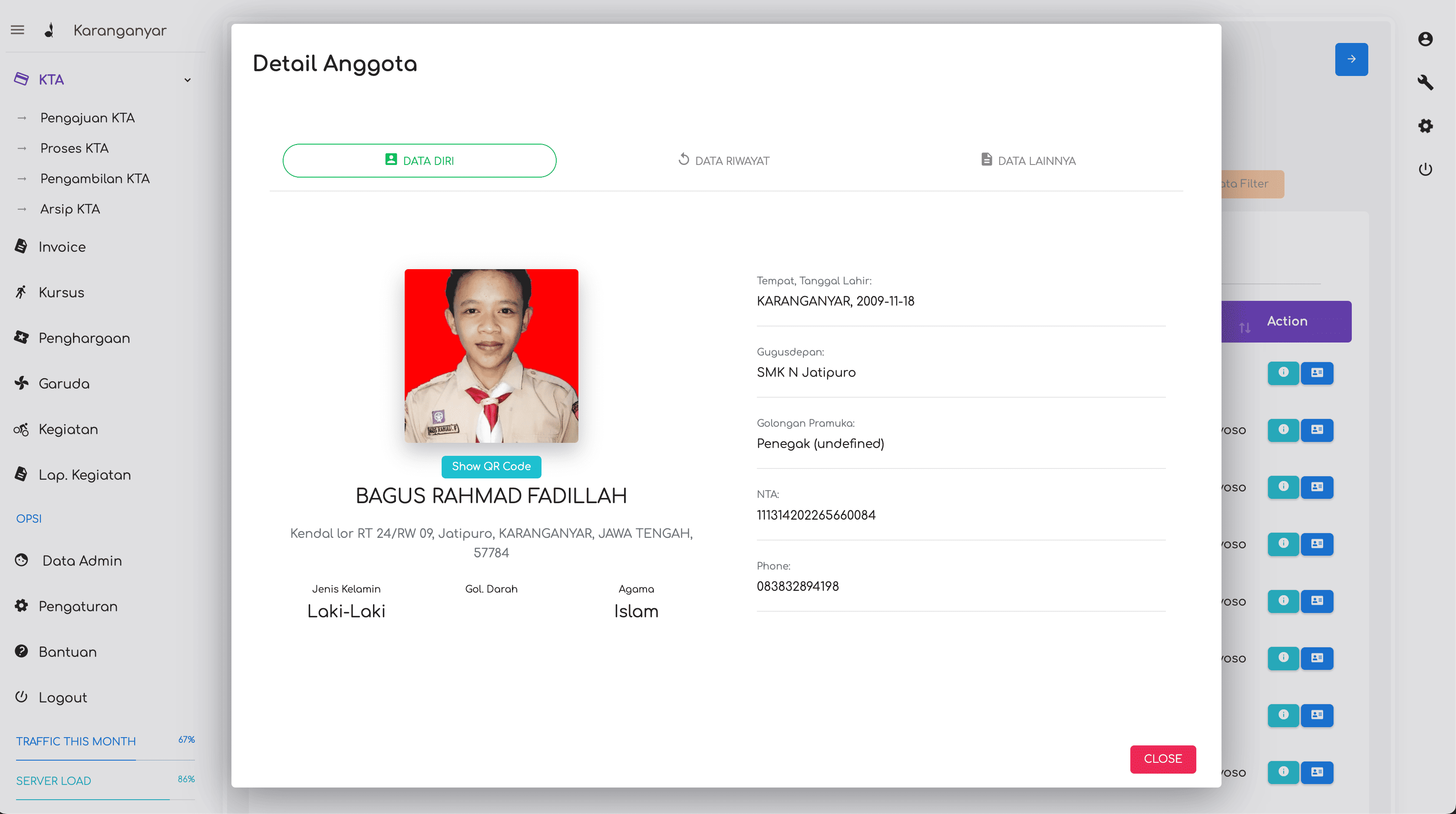 Teman Pramuka: Integrated District-Level Scout Membership & Activity Management System