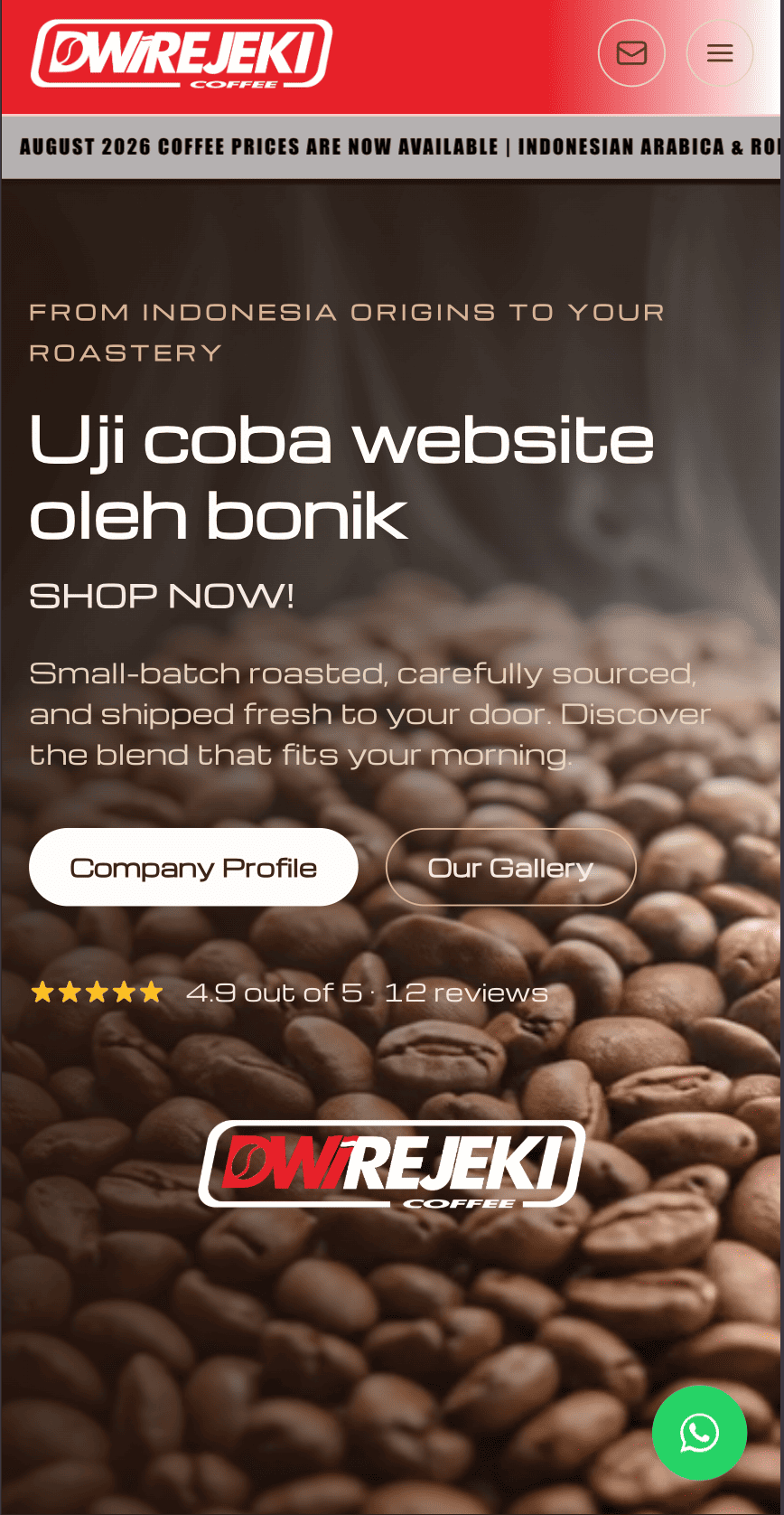 Dwi Rejeki Coffee