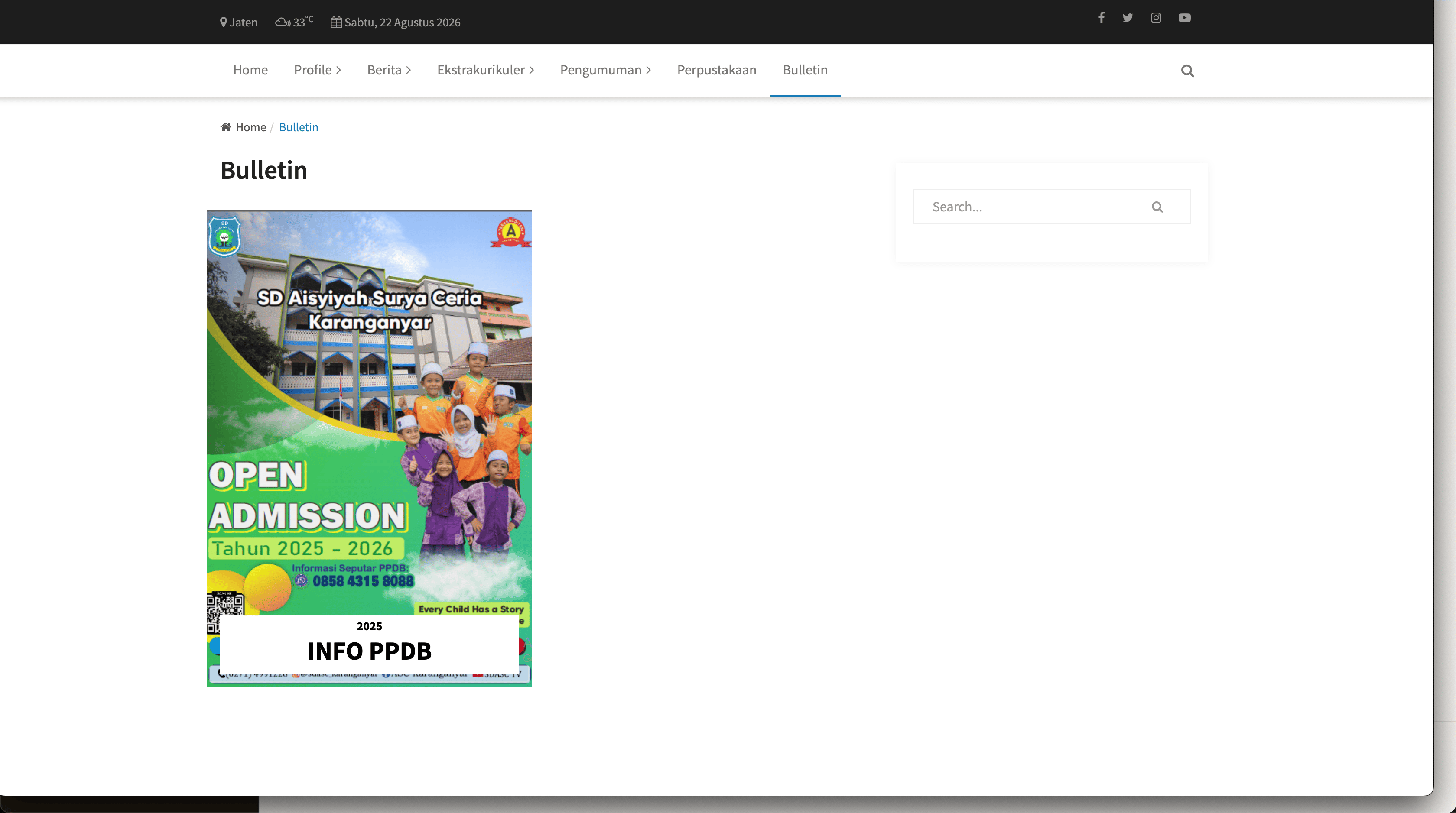 SD Aisyiyah Surya Ceria Karanganyar: Official School Profile & Parent Monitoring Portal